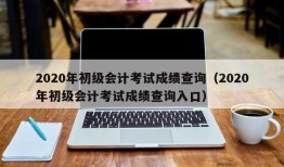 2020年初级会计考试成绩查询（2020年初级会计考试成绩查询入口）