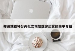 郑州地铁将分两批次恢复载客运营的简单介绍