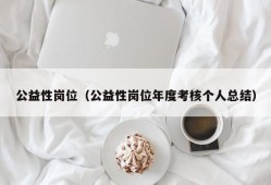 公益性岗位（公益性岗位年度考核个人总结）