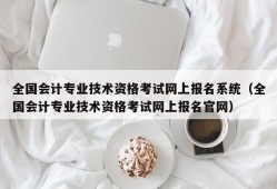 全国会计专业技术资格考试网上报名系统（全国会计专业技术资格考试网上报名官网）