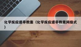 化学反应速率教案（化学反应速率教案网格式）