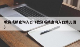 教资成绩查询入口（教资成绩查询入口幼儿园）