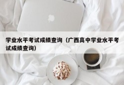 学业水平考试成绩查询（广西高中学业水平考试成绩查询）