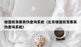 增值税发票真伪查询系统（北京增值税发票真伪查询系统）