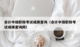 会计中级职称考试成绩查询（会计中级职称考试成绩查询网）