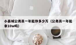 小县城公务员一年能挣多少万（公务员一年能拿10w吗）