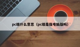 pc端什么意思（pc端是指电脑版吗）